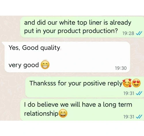 Unsere Kunden aus Brasilien sind sehr zufrieden mit der Qualität unseres weißen Top-Liner boards